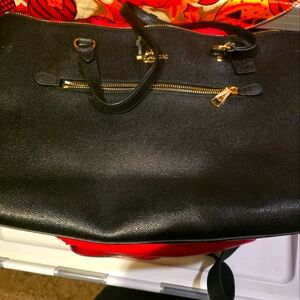 Elegant Black and Pink Women's Tote Bag